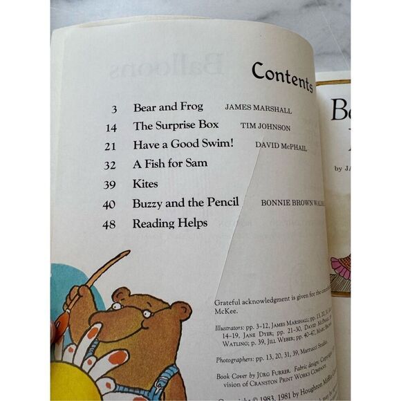 Balloons vintage 1983 paperback children’s textbook educational book vintage 80s - Picture 6 of 7